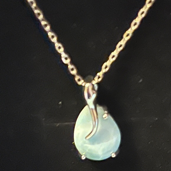 ❤️🌟HOST PICK🌟Larimar water drop necklace❤️ - Picture 13 of 14